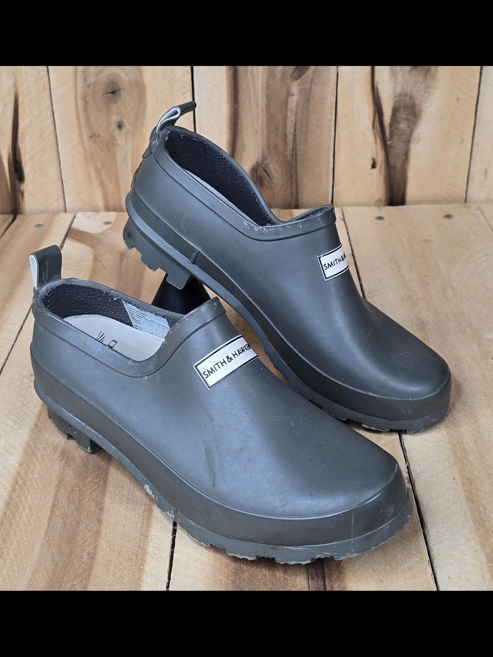 Smith & Hawken Dansko Womens 7 M 38 Rain Shoes Gray Waterproof Garden Clogs